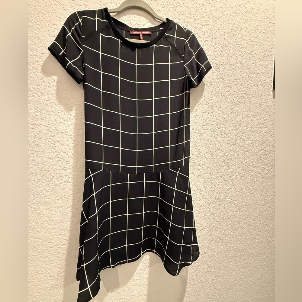 Comptoir des Cotonniers black drop waist dress - EU 34 / US 2
